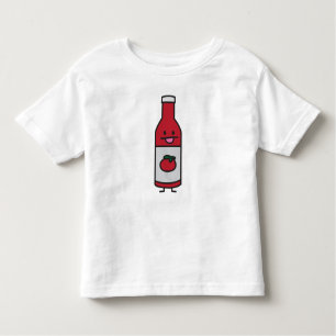 Ketchup Bottle Tomato Sauce Table condiment fancy Toddler T-Shirt