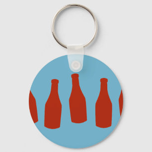 Ketchup Bottles Key Ring