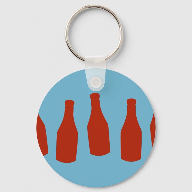 Ketchup Bottles Key Ring (Front)