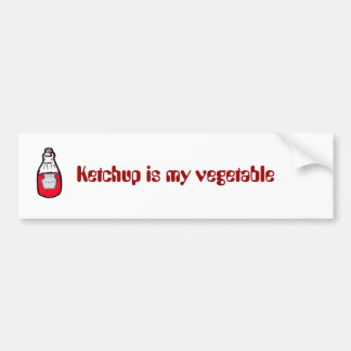 Ketchup Bumper Sticker