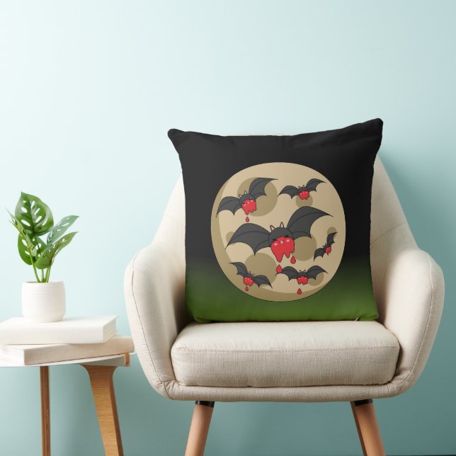 Ketchup Eater Vampire Bats Cushion (Chair)
