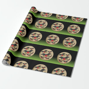 Ketchup Eater Vampire Bats Wrapping Paper