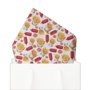 Ketchup & Fries Tissue Paper