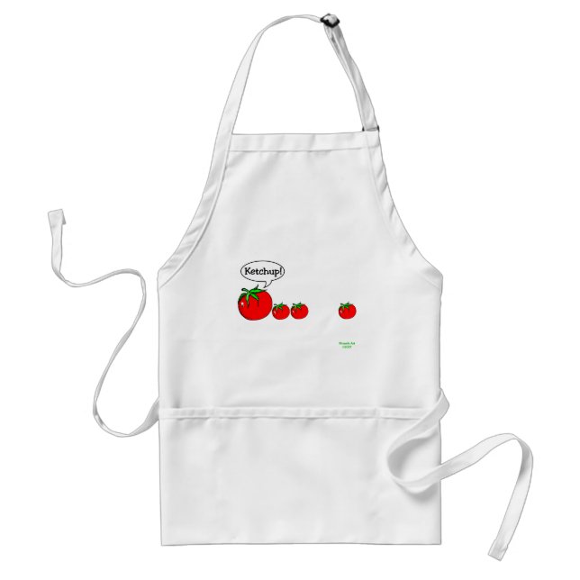 Ketchup Joke Apron (Front)
