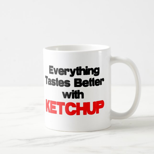 KETCHUP LOVER COFFEE MUG (Right)