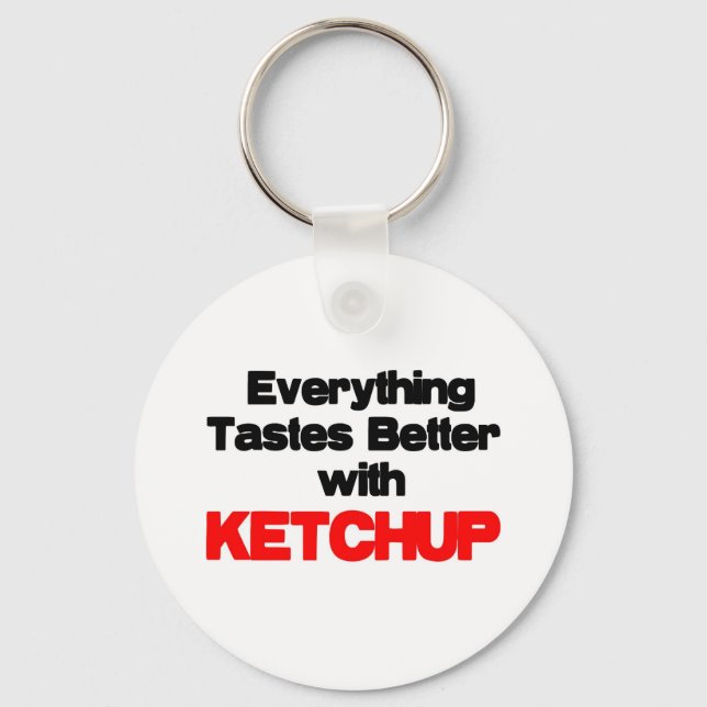 KETCHUP LOVER KEY RING (Front)