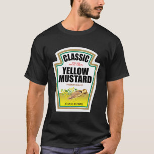 Ketchup Mustard Easy Diy Halloween Couples Costume T-Shirt