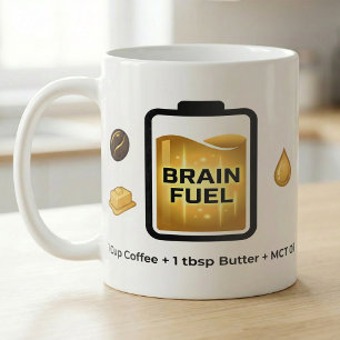 Keto Coffee Brain Fuel Recipe Mug