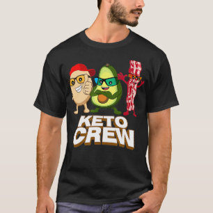 Keto Diet Avocado Bacon Egg Illustration  T-Shirt