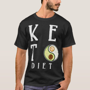 Keto Diet Avocado Egg YingYangKeto T-Shirt