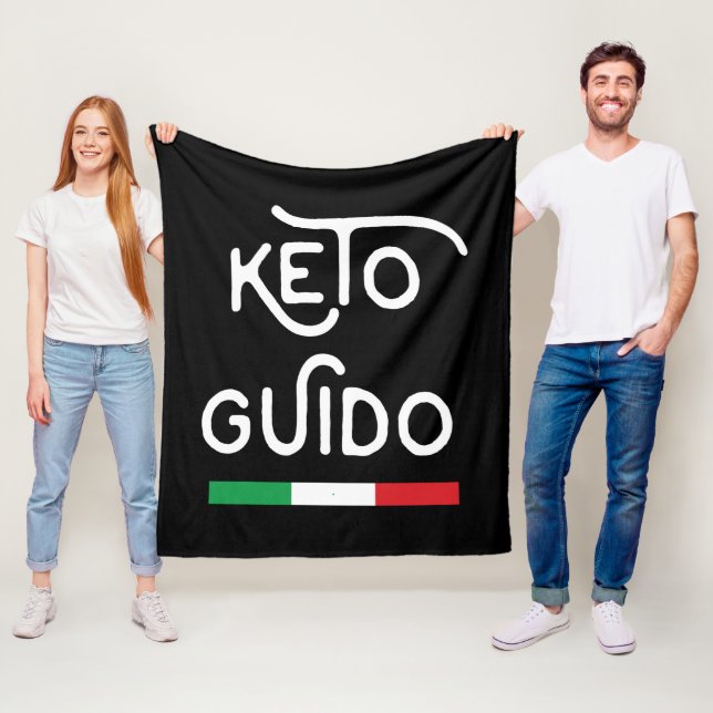Keto Diet Guide Novelty Fleece Blanket (In Situ)