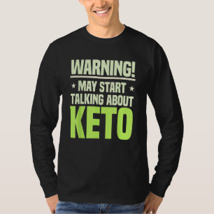 Keto Diet Ketogenic Ketosis Low Carb Dietitian Nut T-Shirt