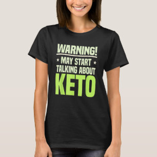 Keto Diet Ketogenic Ketosis Low Carb Dietitian Nut T-Shirt