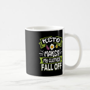 Keto Diet Low-Carb Ketogenic Ketosis Clothes Fall  Coffee Mug