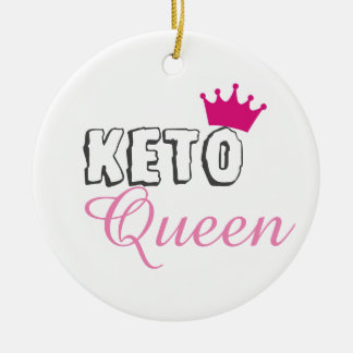 Keto Queen Ceramic Ornament
