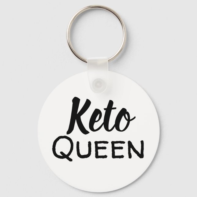 keto queen, keto life, keto mama, keto af, ketones key ring (Front)
