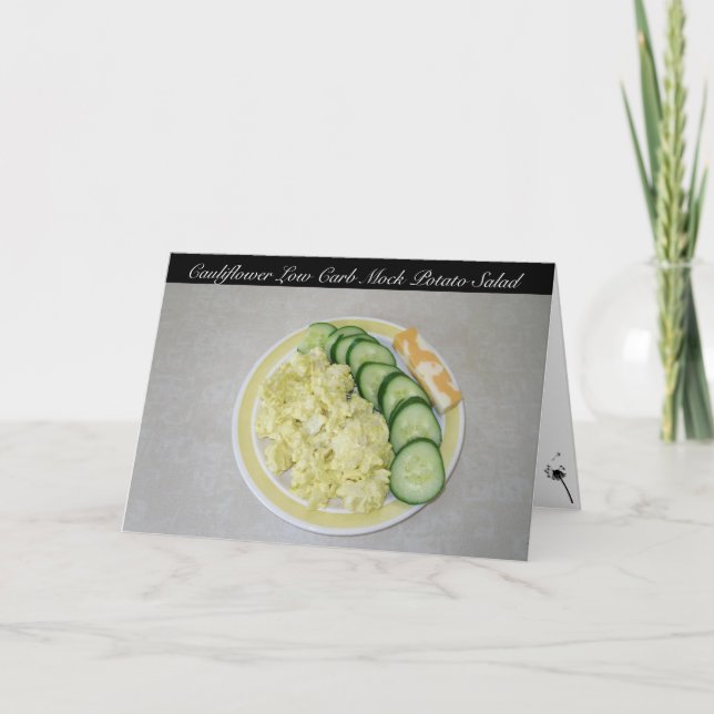 Keto Salad Card (Front)
