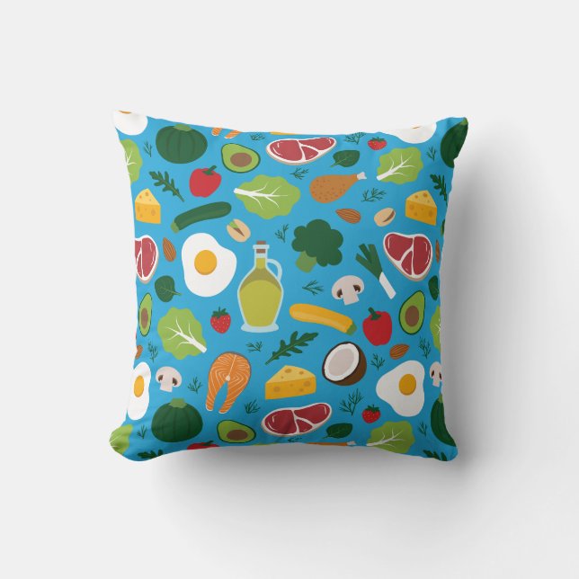 Keto Throw Pillow (Front)