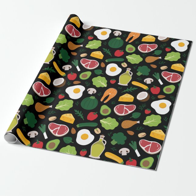 Keto Wrapping Paper (Unrolled)
