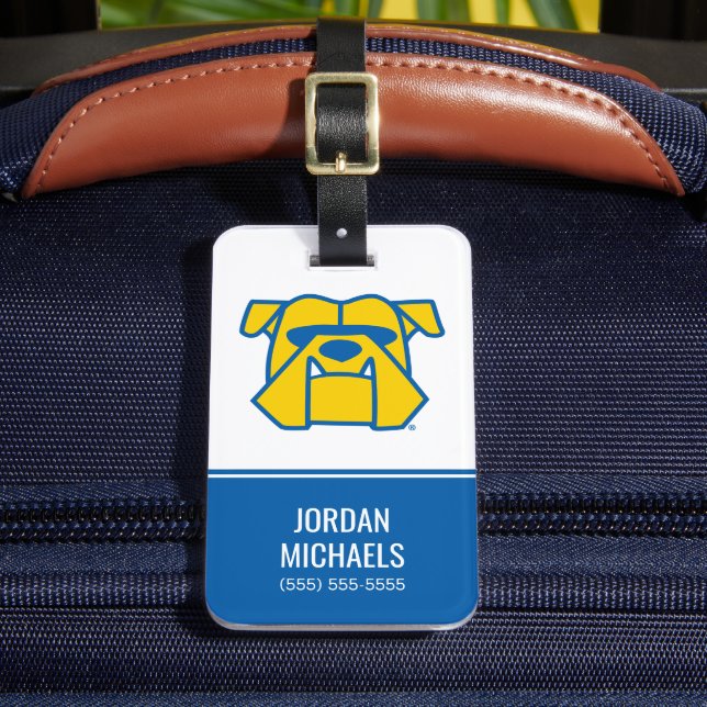 Kettering University Bulldogs Luggage Tag (Front Insitu 2)