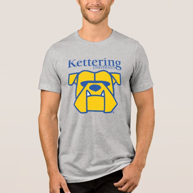 Kettering University Bulldogs Tri-Blend Shirt (Front)