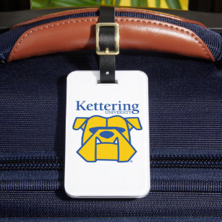 Kettering University Logo Luggage Tag
