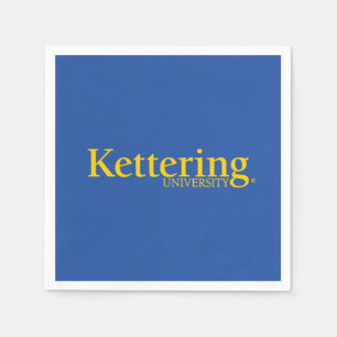 Kettering University Logo Napkin
