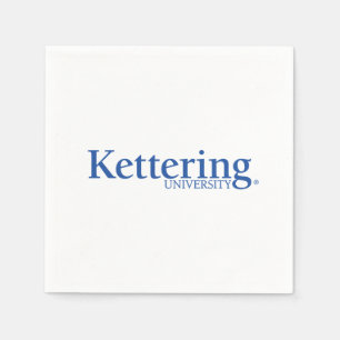 Kettering University Logo Napkin