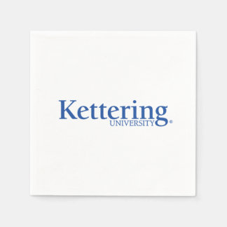 Kettering University Logo Napkin