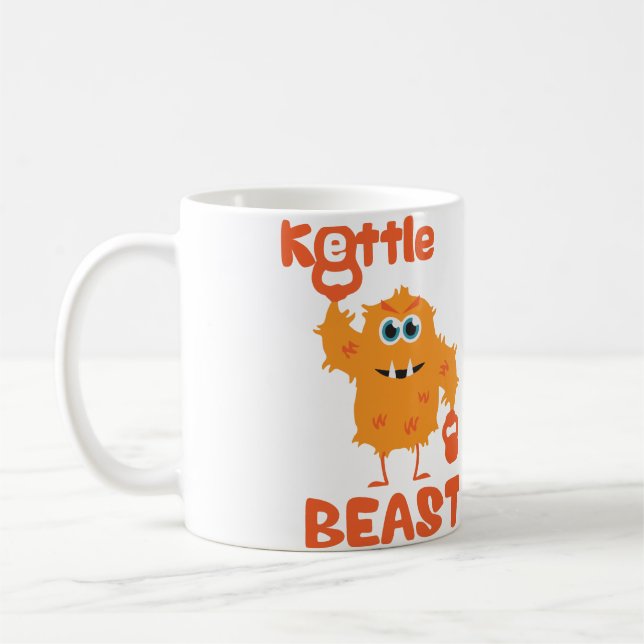 Kettle Beast (kettlebell) Coffee Mug (Left)