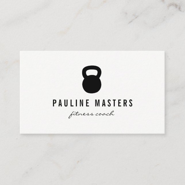 Kettle Bell Fitness Coach Loyalty Cards (Front)