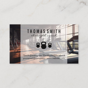 Kettle Bell   Gym Owner Appointment Card