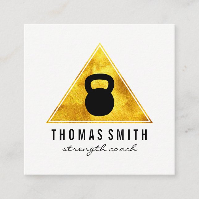 Kettle Bell Personal Trainer Appointment Card (Front)