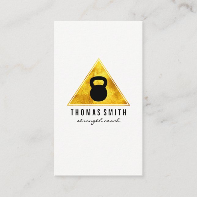 Kettle Bell Personal Trainer Appointment Card (Front)