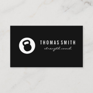 Kettle Bell Personal Trainer Business Card
