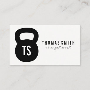 Kettle Bell Personal Trainer Business Card