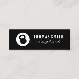 Kettle Bell Personal Trainer Mini Business Card