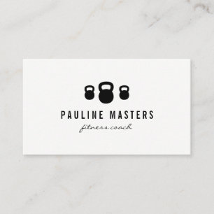 Kettle Bells Fitness Coach Appointment Card