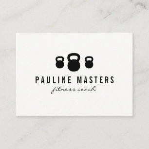 Kettle Bells Fitness Coach Appointment Card