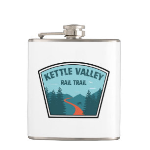 Kettle Valley Rail Trail British Columbia Hip Flask