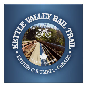 Kettle Valley Rail Trail (cycling c) Poster