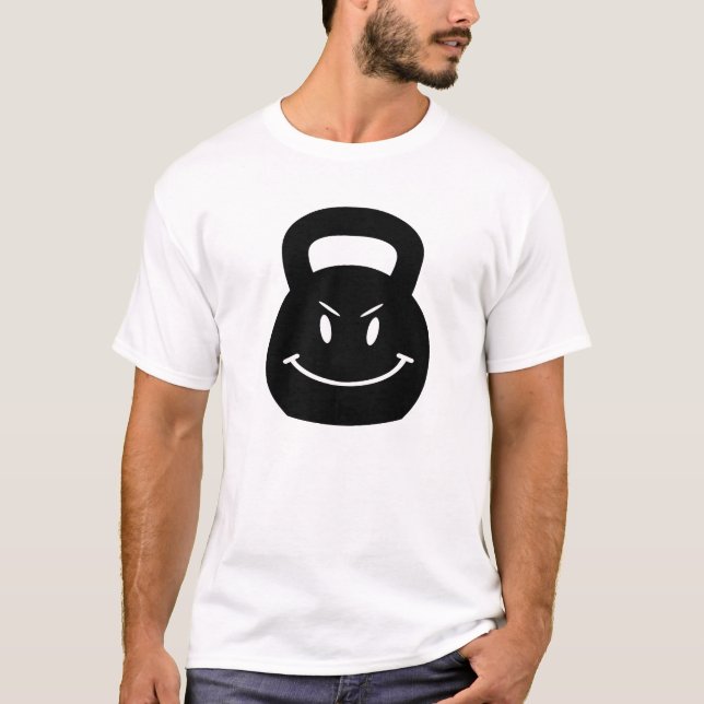 KETTLEBELL EVIL SMIRK T-Shirt (Front)