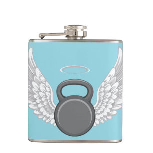 Kettlebell Heaven Hip Flask