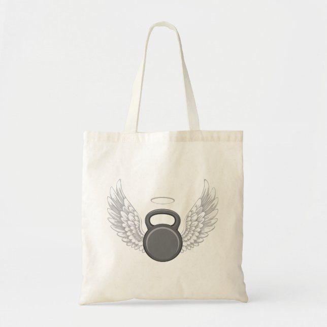 Kettlebell Heaven Tote Bag (Front)