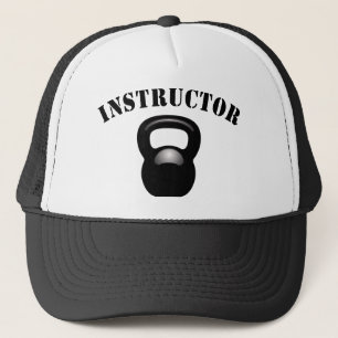 Kettlebell Instructor Black Trucker Hat
