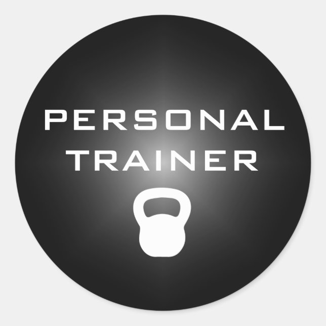 Kettlebell Personal Trainer Sticker (Front)