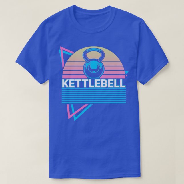 Kettlebell Retro T-Shirt (Design Front)