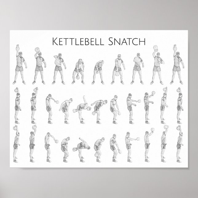 Kettlebell Snatch Poster (Front)