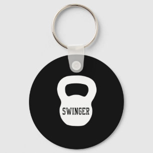 Kettlebell Swinger Key Ring