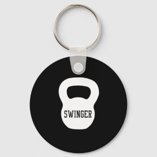 Kettlebell Swinger Key Ring